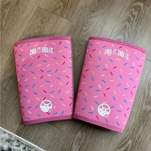 Pink Kinda Fit Kinda Fat Knee Sleeves